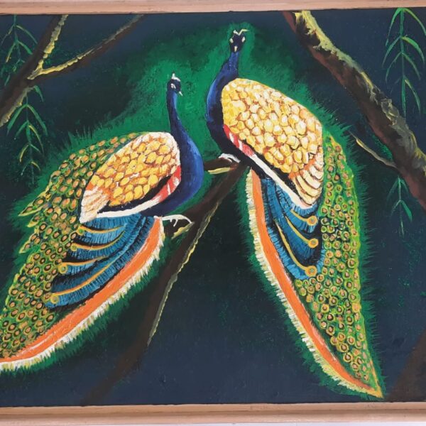Peacocks Painting