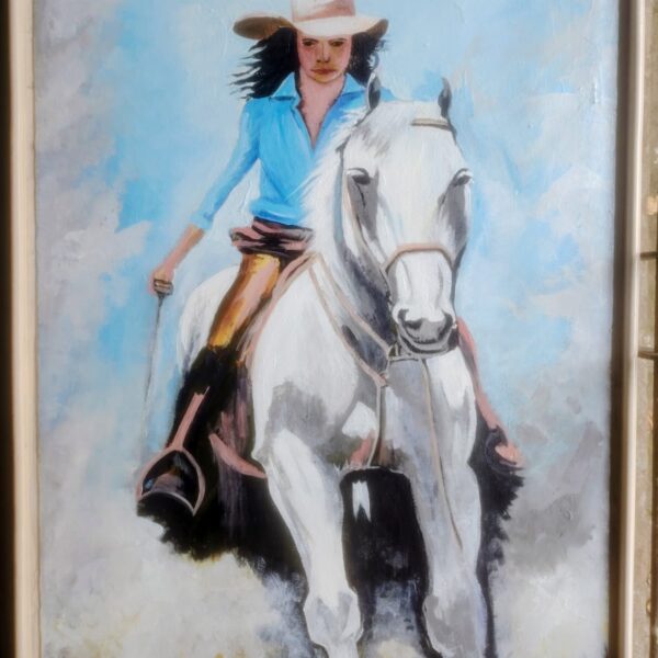 Horse Riding Painting