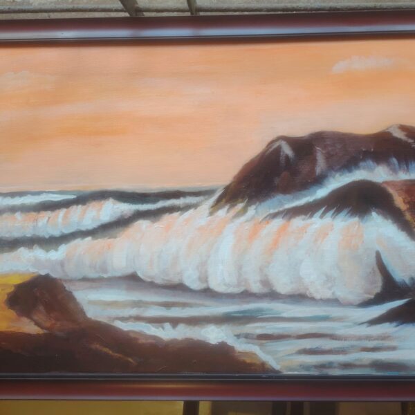 Violent Seascape Painting