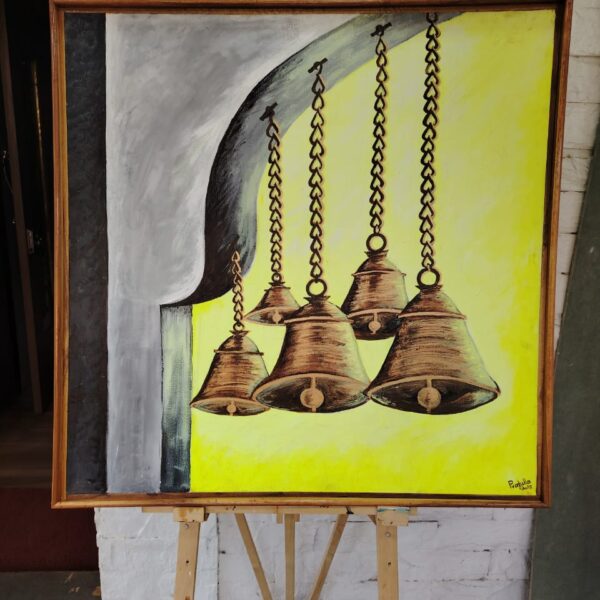 Copper Bells & Temple Arch painting