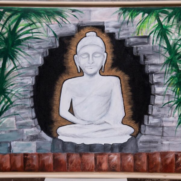 Buddha painting on canvas