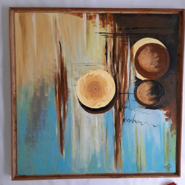 Sun Eclipse on canvas