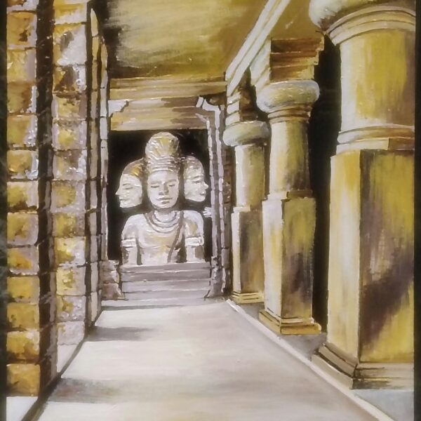 Buddha painting on canvas